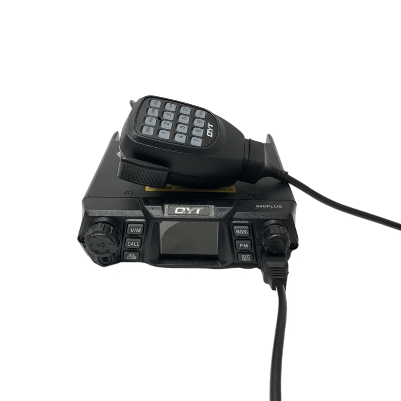 QYT 980PLUS Mobile Walkie Talkie Wireless Car Radio 50W Dual Band VHF UHF Quad-Standby 200 Channel Station 20KM Long Range NEW two way radio