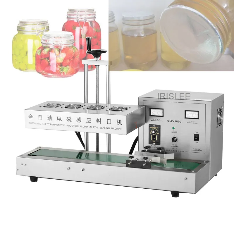 

High-Quality Fully Automatic Continuous Electromagnetic Induction Sealing Machine Bottle Mouth Sealing Machine 220V 1800KW