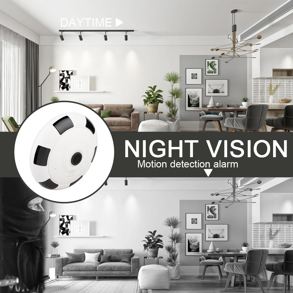  1080P 960P HD Panoramica Wifi Della Macchina Fotografica 360 Gradi baby monitor Senza Fili del IP d