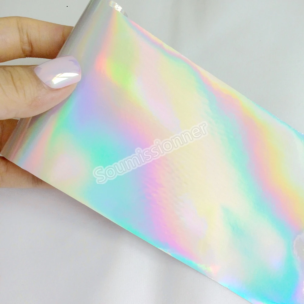 Rolo de Transferência a Laser Folha do Unha para o Design Filme de Carimbo Atacado Holográfico Unhas Adesivo Rosa Faça Você Mesmo Quente Manicure Decalques 8cm x 120m 1 do prego para o design diy filme