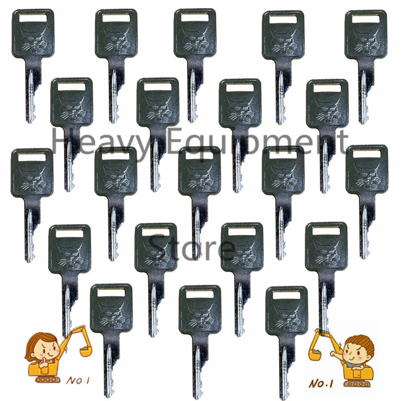 21 Pcs For Bobcat key Bobcat Melroe Ignition Key Skid Steer Loaders