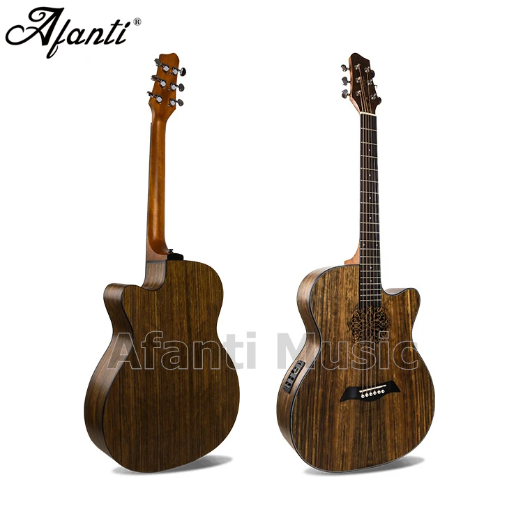 

Afanti Music 40 inch Walnut top / Walnut Back & Sides Acoustic guitar (WY-054)