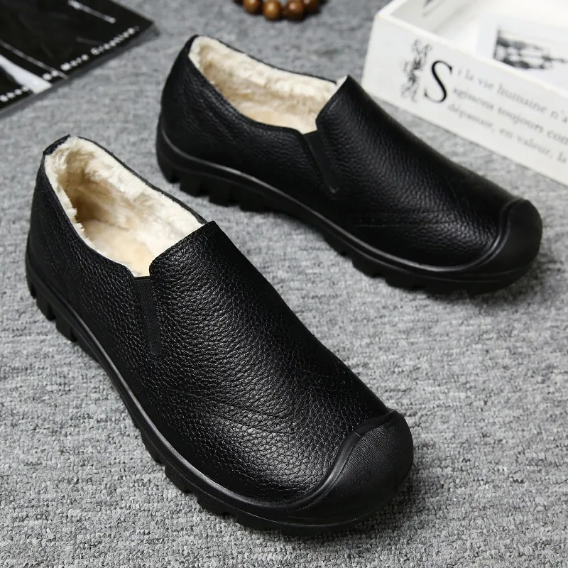 

2019 New Style MEN'S SHOES Men Genuine Leather Genuine Product Pump Youth Mountain Climbing Outdoor Shoes Anti-slip Casual Cotto