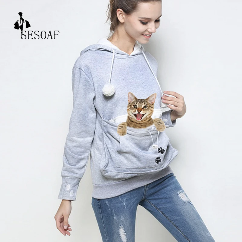 cat cuddle hoodie
