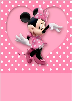 

Photography Backdrops Minnie Pink Polka Dots Heart Love Custom Photo Studio Backdrops Backgrounds Vinyl Photo Backdrop