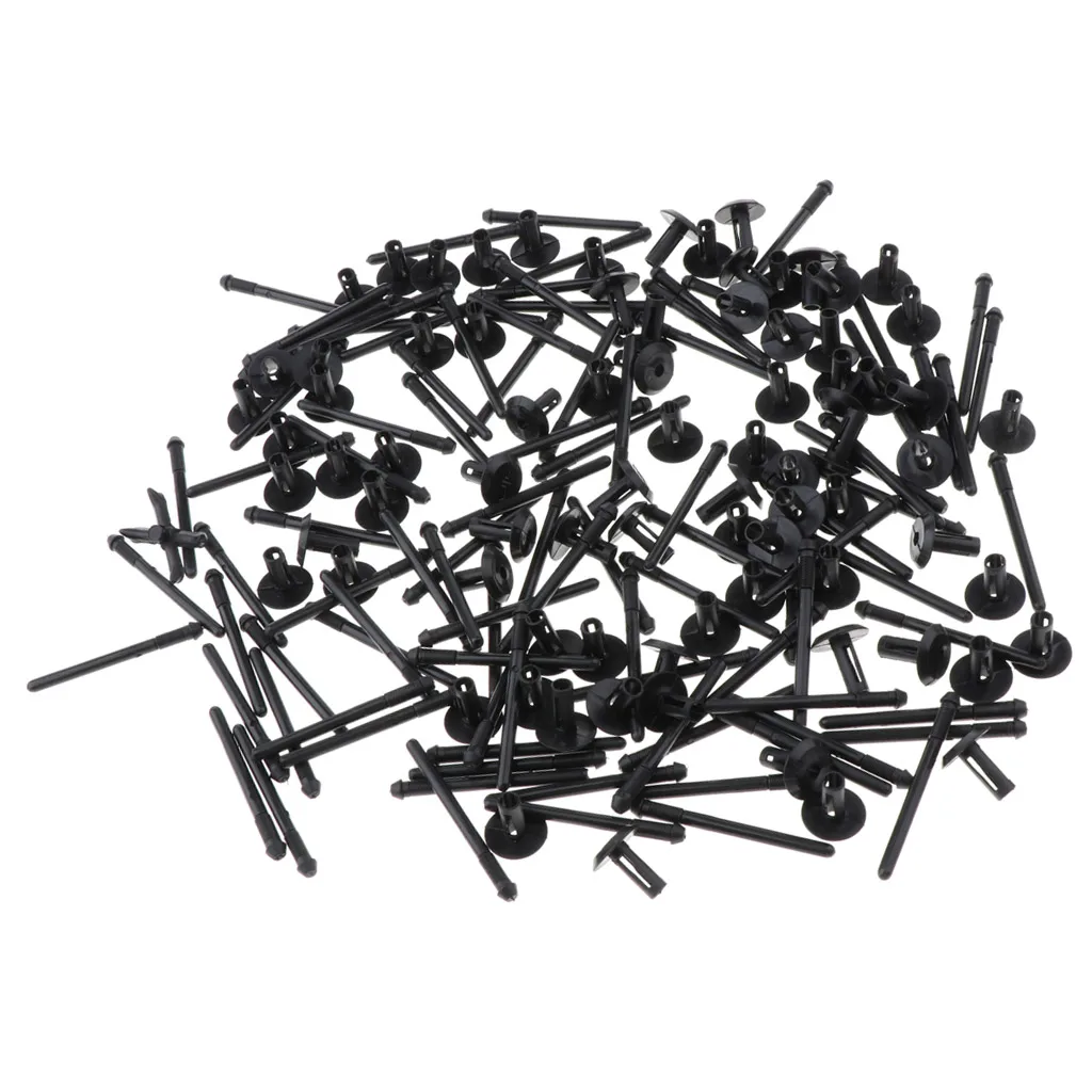 200 Pack Blind Rivet,Fender Flare & Rocker Moulding Clip,Bumper Shield Retainer Clip Assortment
