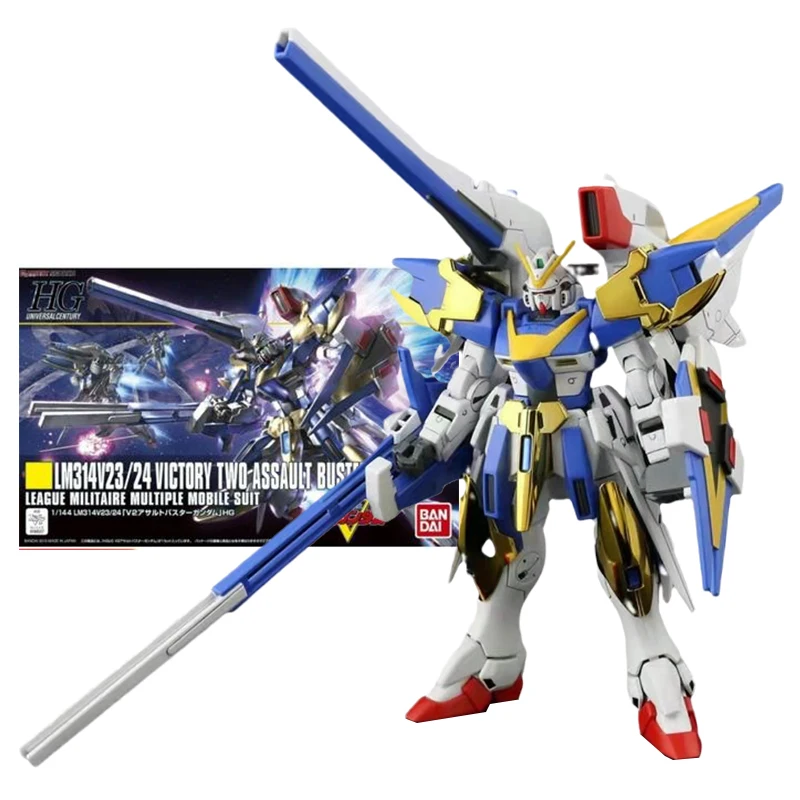 Набор моделей аниме Bandai Gundam фигурка HGUC 1/144 Victory два штурмовых бустера Подлинная