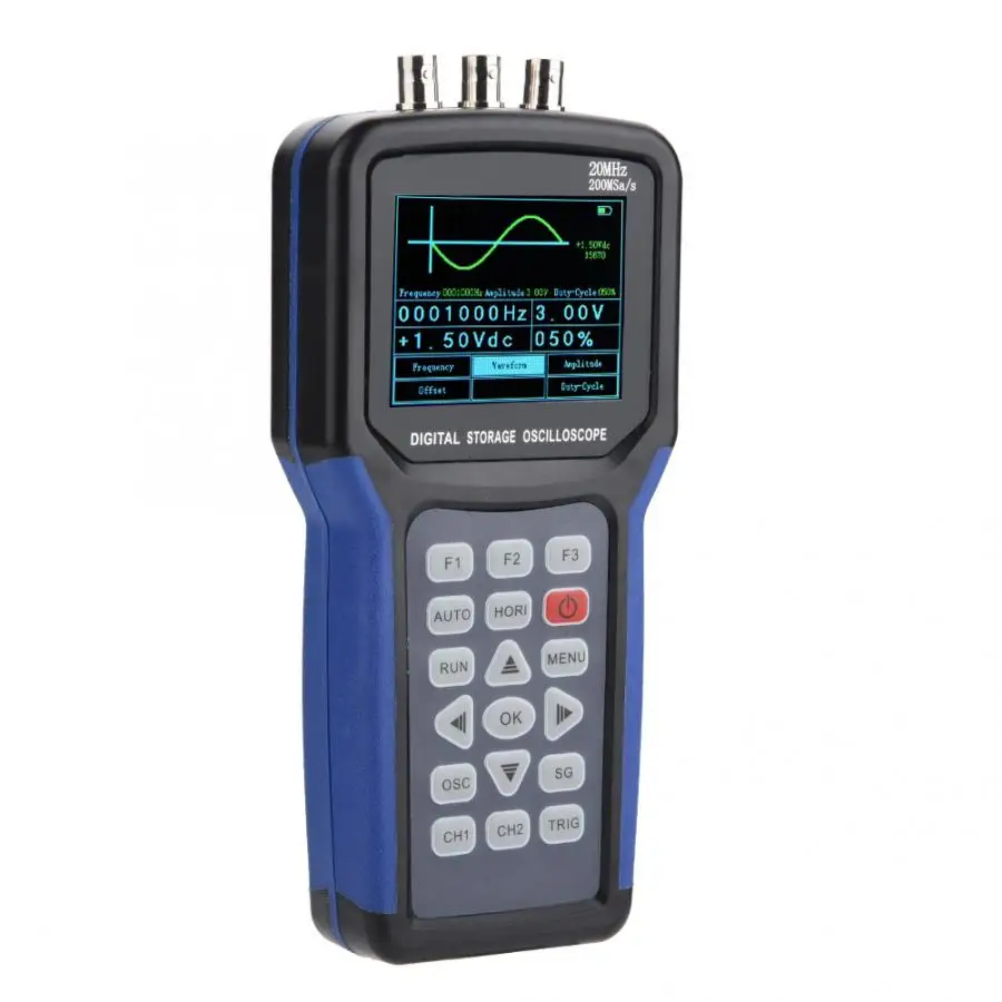 AC110-220V JDS2023 портативный цифровой 1-канальный 20 МГц осциллограф мультиметр штепсельная вилка европейского стандарта