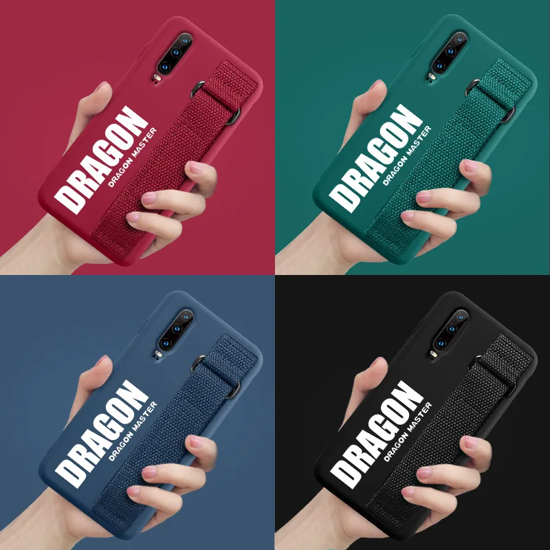 Ручной ремешок чехол для Xiaomi mi 9 SE 8 Pro Lite 6X A3 A2 A1 9T CC9 Max 2 3 Red mi K20 Примечание 10 7 6 mi x 2S чехол матовый Силиконовый чехол
