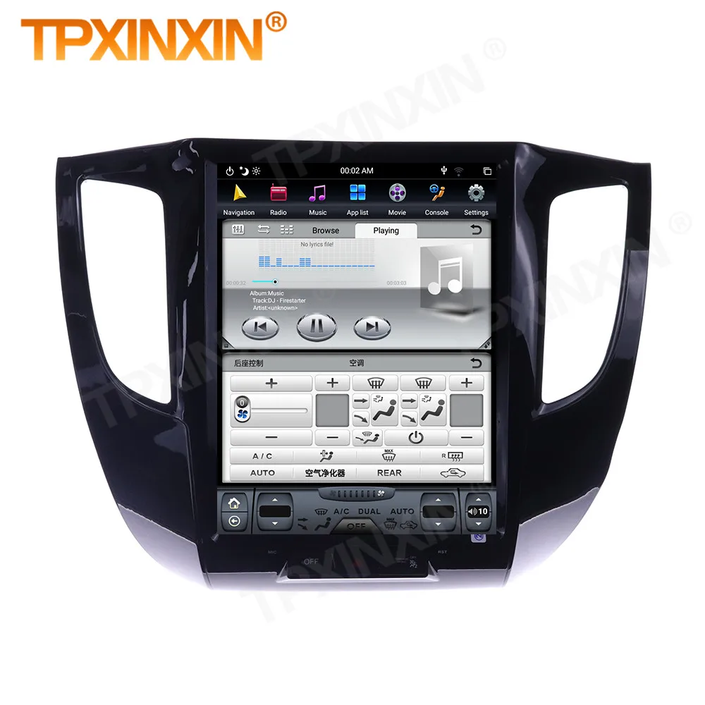 Carplay 2 Din Android 9 Tesla For Mitsubishi L200 2006 2007 2008 2009 2010 2011 2012 2013 2014 2015 2016 2017 Recorder Head Unit