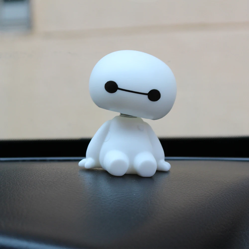 Cute Cartoon Shaking Head Doll Figure on Car Ornaments Auto Interior Car Styling Doll Toys For Car Home Decoration Accessories