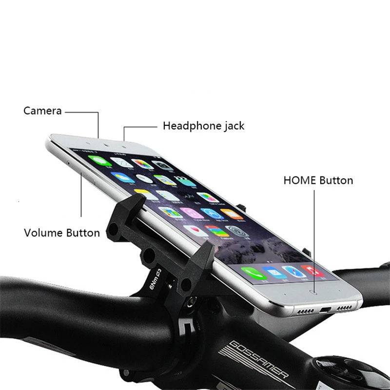 GUB G-83, нескользящий универсальный велосипедный держатель 3,5-6,2 дюймов, держатель для телефона, кронштейн для смартфона, мобильного телефона, подставка на руль