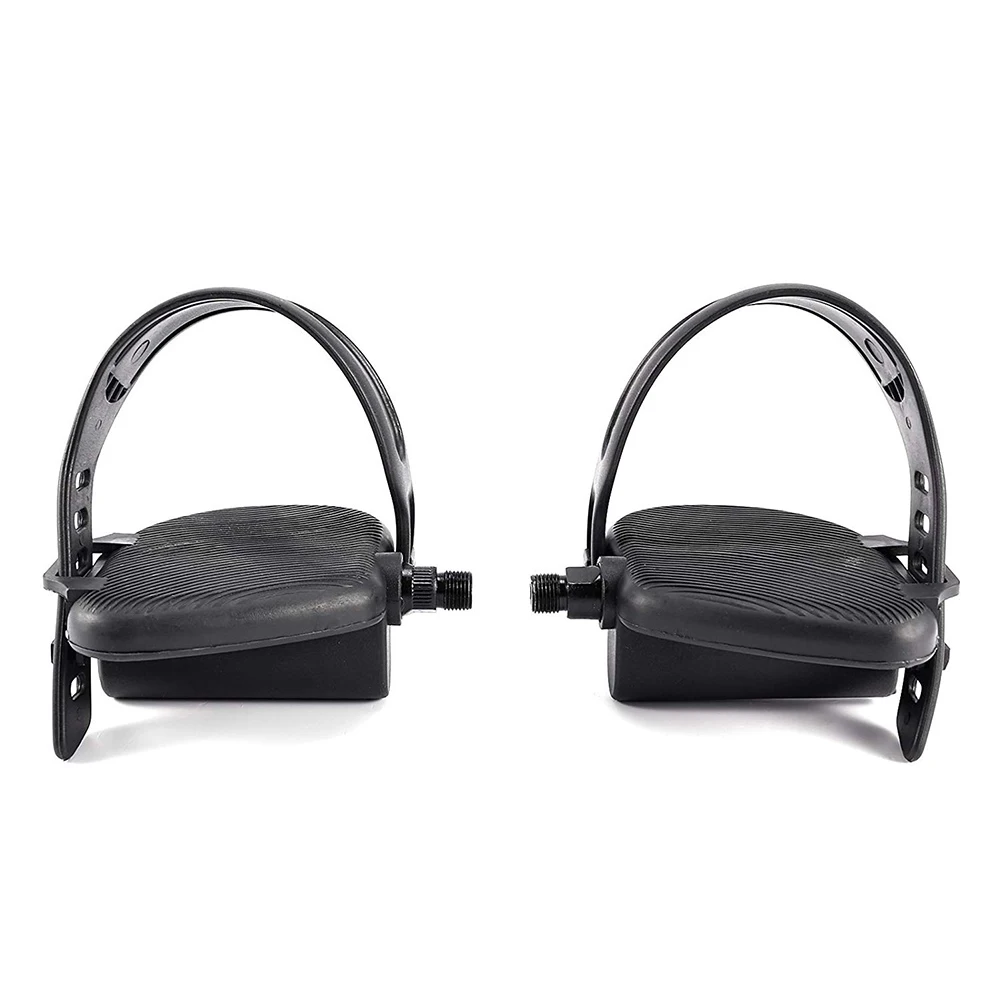 1 Pair Bike Pedal Set Anti-slip Strap For Gym Bicycle Universal Foot Is Perfect Exercise Training | Спорт и развлечения