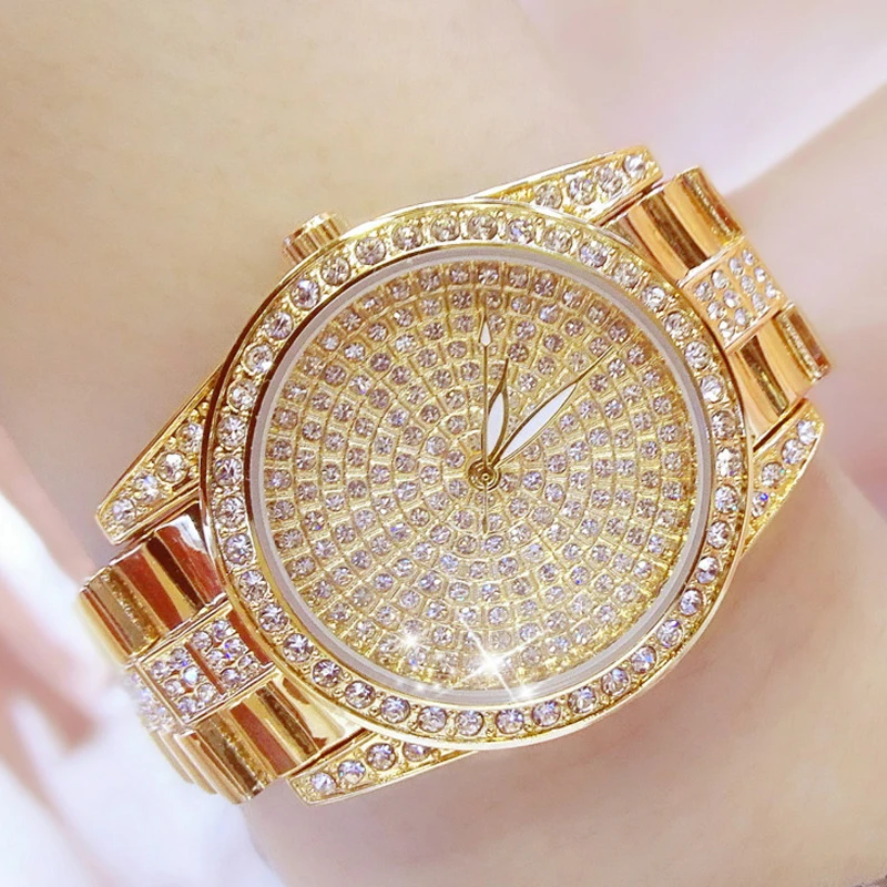 Orologi da donna 2021 abito di lusso di marca orologio con diamanti orologio  da donna in cristallo oro rosa orologi da donna orologio da polso femminile  Bayan Kol Saati|Women's Watches| - AliExpress