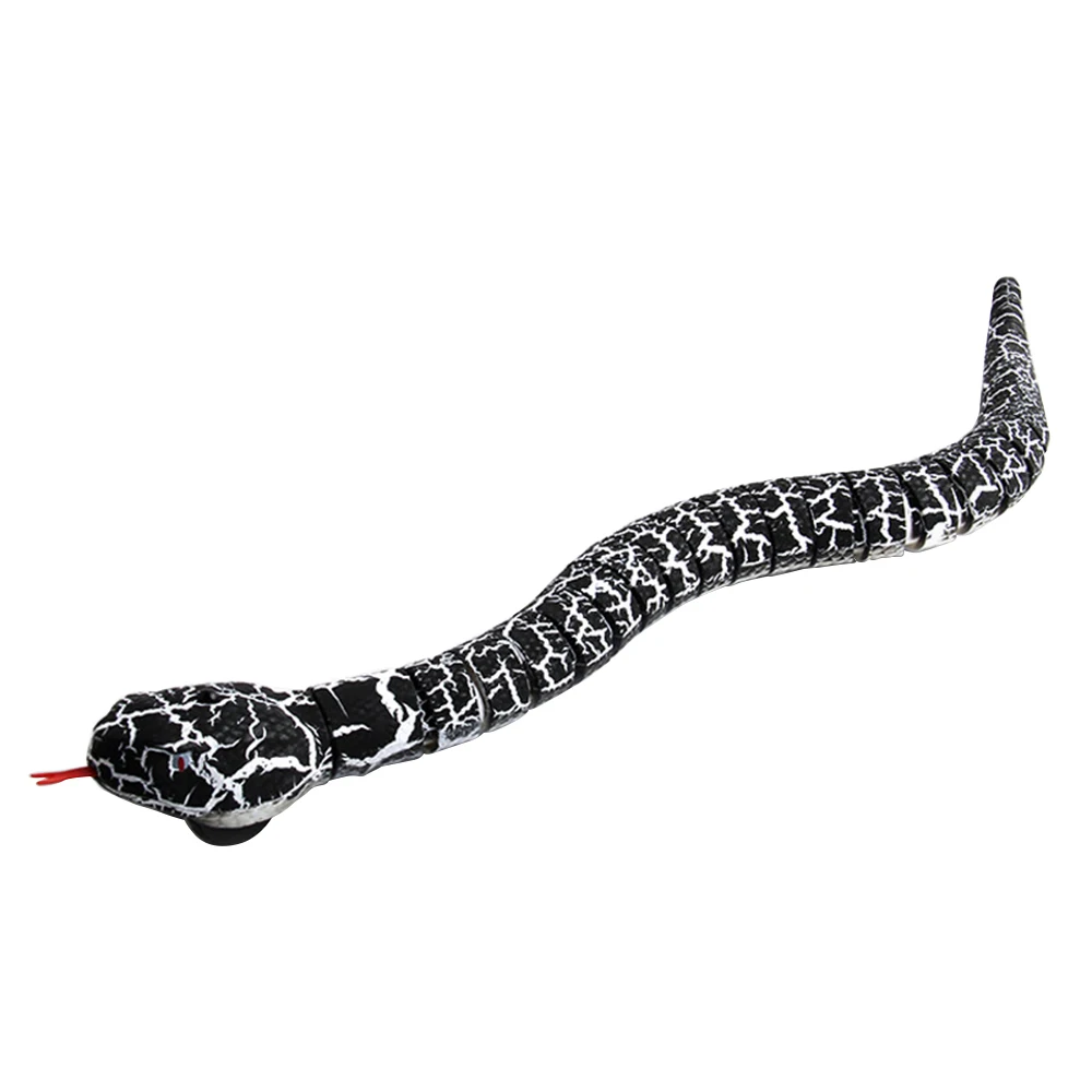 Simulation Remote Control Snake Rattlesnake Animal Trick Terrifying Mischief Toy Rechargeable Funny Joke Gift for Halloween