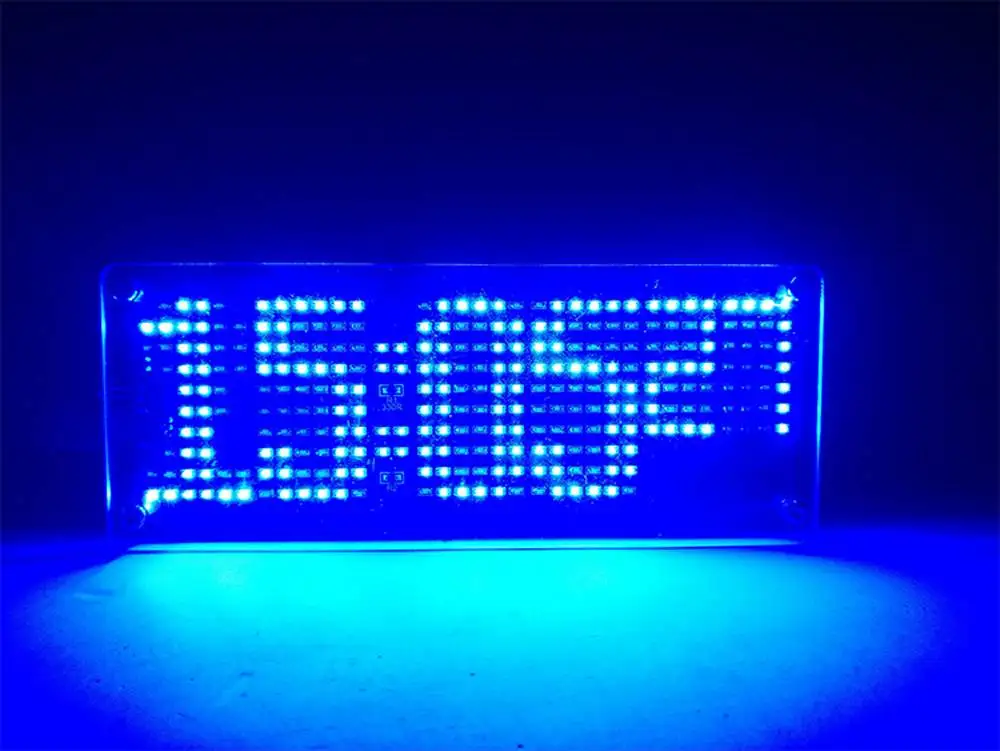 56. Смд часы. Sop14. Смд часы. Led clock diy kit.