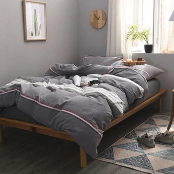

3 Pieces Set Duvet Cover Pillowcases Queen King Bed Size3 Pieces Set Bedding Set Pillow Case Solid Soft Bedding Set Quilt Cover
