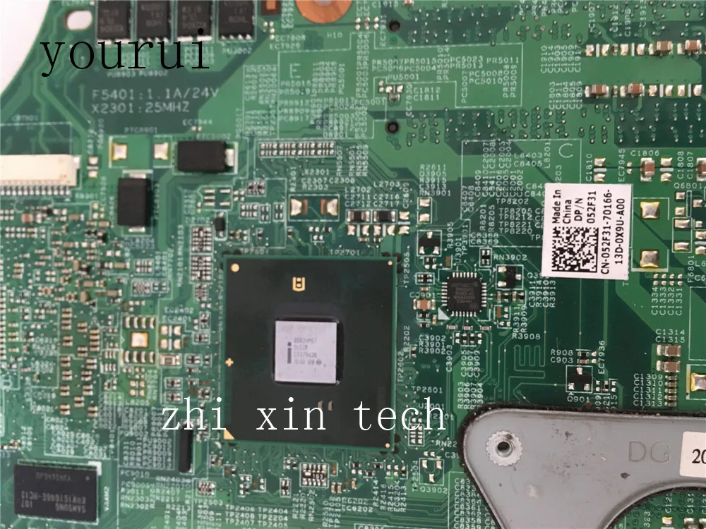 Yorui Dell N5010 노트북 마더보드 CN-052F31 052F31 52F31 48.4HH01.011 DDR3 테스트 완료