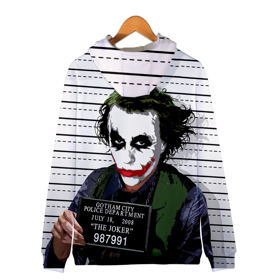 HAHA Joker толстовки на молнии мужские толстовки с капюшоном на Хэллоуин с сумасшедшей улыбкой толстовки для мальчиков и девочек Suicide HAHA Joker Кепка-капюшон куртки пальто