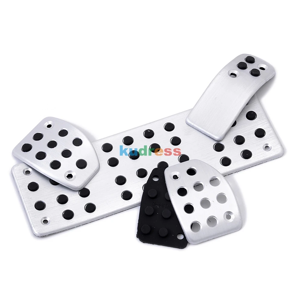 Для peugeot 307 408 308 3008 Нескользящая Автомобильная ножная Pedals2008-2012 дроссельной заслонки Педаль тормоза Накладка для ног пластина 4 шт