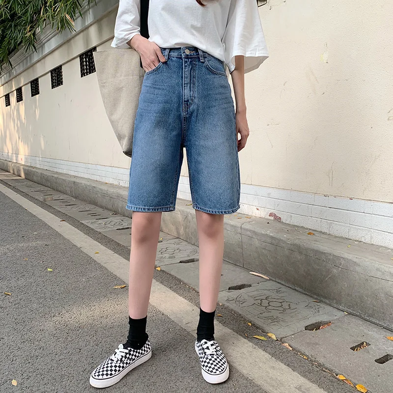 Waist Biker Shorts Jeans Shorts Women 