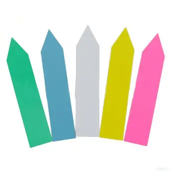 

500 Pcs 5 Colors 2X10CM Plastic Waterproof Garden Plant Tags Nursery Garden Labels Markers Plant Stakes