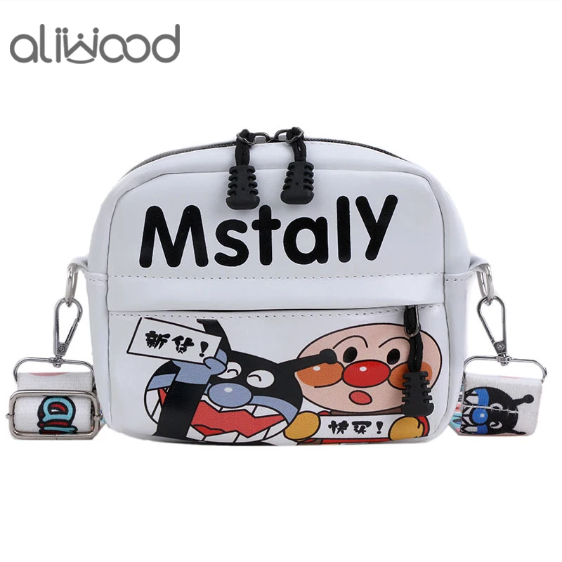 

aliwood 2023 New Cartoon Women Crossbody Bags Cute Graffiti printing Letter Flap Women Shoulder Messenger Bags Designer Handbags
