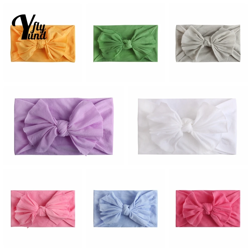 Мягкая приятная для кожи нейлоновая широкая повязка на голову Yundfly 15*9 см