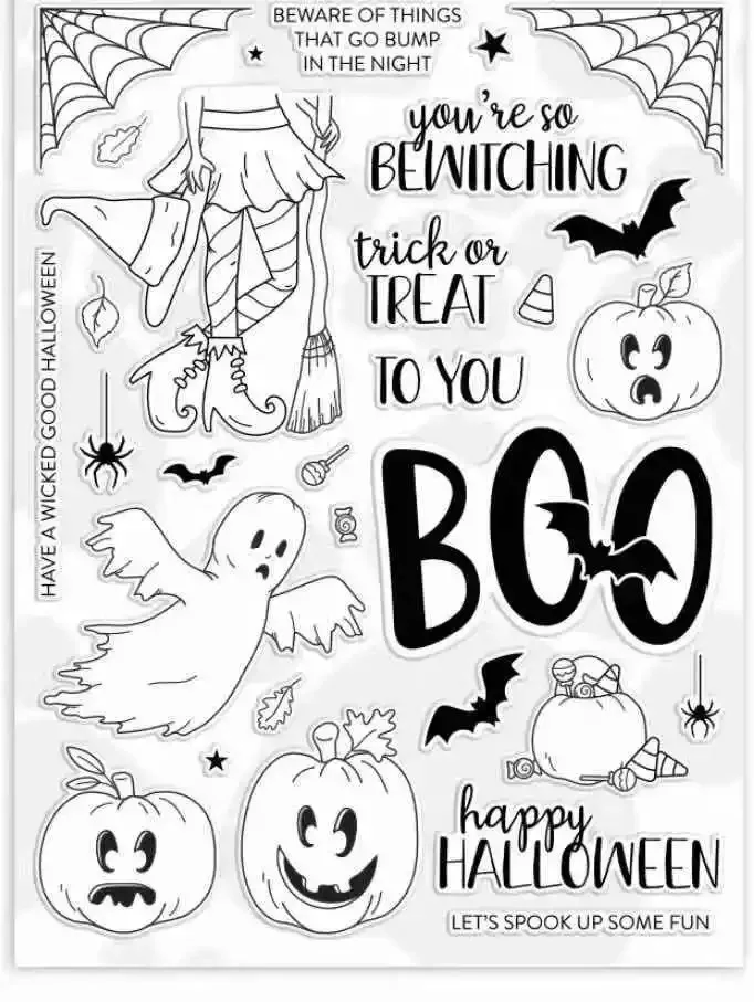 

halloween Transparent Clear Stamp for DIY scrapbooking/Card Making C674