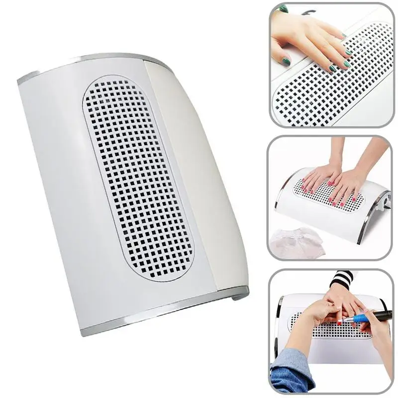 

Powerful Nail Dust Suction Collector with 3 Fan Vacuum Cleaner Manicure Tools with 2 Dust Collecting Bags Nail Salon Equipment