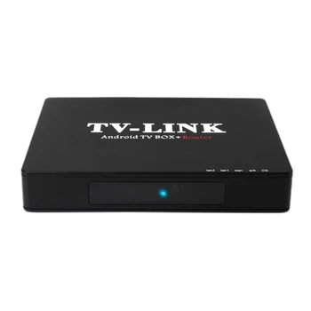 

TV-LINK Android TV Box 2.4G WiFi Router 1GB+16GB 4K HDMI Android7.1 Media Player Smart Set Top Box for Hotel EU Plug