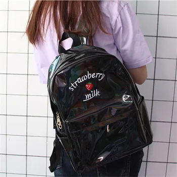 

Brand Design Laser Fruit Bag Female Korean Harajuku Japanese Soft Sister Girl Heart Middle School Students Joker Backpack