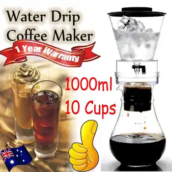 1000ml Revolutionary Cold Brew Coffee System Dutch Style Slow Ice Drip Filter Pour Over Coffee Maker Drip Pots Coffee Machine tanie i dobre opinie CN (pochodzenie) Zaparzacze do kawy
