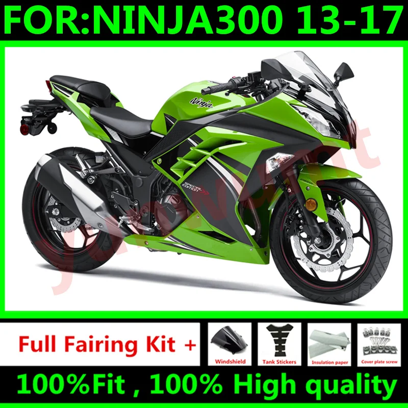 Комплект обтекателей для мотоцикла 100% подходит Kawasaki NINJA300 Ninja EX 300 12 13 14 15 16 17