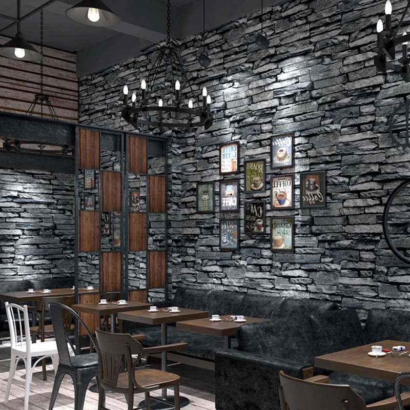 

Wallpaper Brick 3d Restaurant Living Room Background Home Decor Waterproof Pvc Vinyl Wall Paper Rolls Stone Pattern Wallpaper 3d