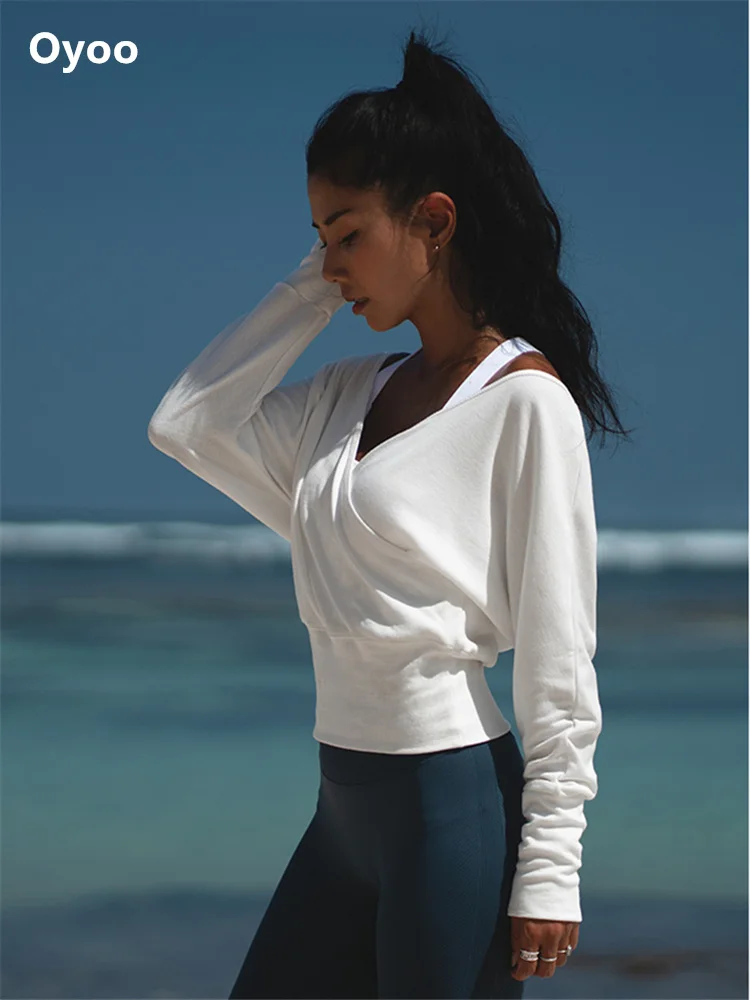 slouchy yoga top