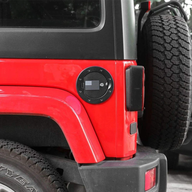 Бензобак дверь блокировки топливного наполнителя крышка двери для JK Jeep Wrangler 2007- и неограниченное количество спорта сахара Рубикон