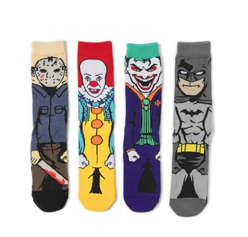 

Cartoon Rabbit Sock Casual Hip Hop Creative Soft Comfortable Funny Novelty Black Yellow Men Cotton Calcetines Hombre Divertido