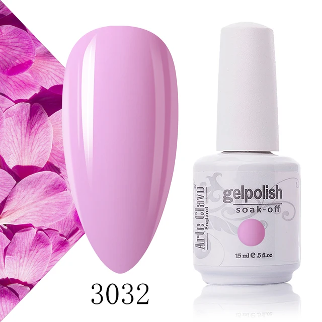 Arte Clavo 131 Colors Gel Polish Nail Gel Varnish Paint Semi Permanent Nails Art Gel Nail Polish For Manicure Top Coat Base Coat 3032