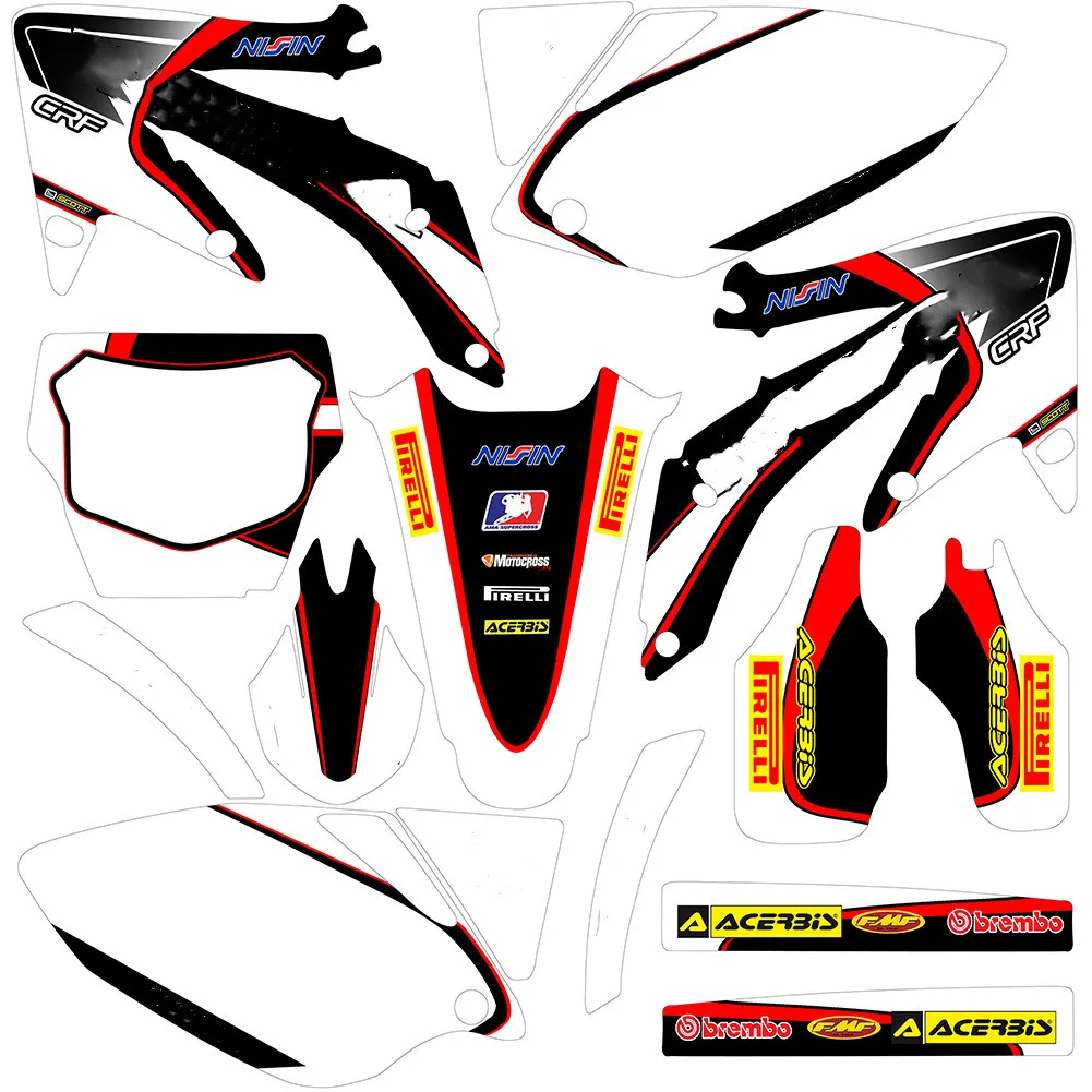 Motorcycle Crf450r 2008-2005 3m Graphics Stickers Backgrounds Decals Kits For Honda Crf 450r 2005 2006 2007 2008 Crf450 Crf 450 - Decals Stickers - AliExpress Motorcycle Crf450r 2008-2005 3m Graphics Stickers Backgrounds Decals Kits For Honda Crf 450r 2005 2006 2007 2008 Crf450 Crf 450 - Decals Stickers - AliExpress