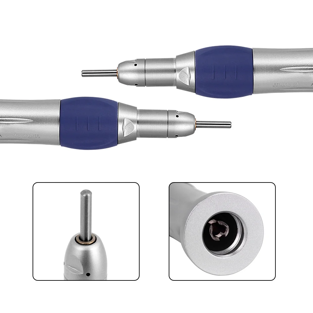 AZDENT Dental Straight Nose Cone rapporto manipolo a bassa velocità 1:1 per motori di tipo E da laboratorio