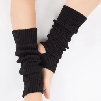 

Children Adult Latin Dance Leg Sets Knit Sports Protective Wool Ballet Warm Leg Yoga Stepping Foot Warm Socks