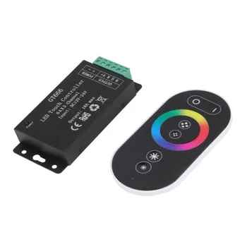 

DC 12-24V 18A Wireless LED Controller RF Touch Panel LED Dimmer RGB Remote Controller for RGB LED STRIP LIGHT