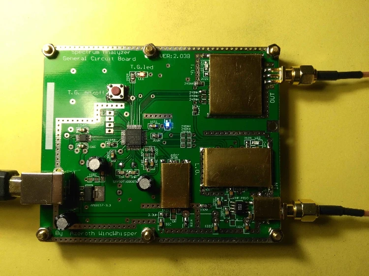 Простой анализатор спектра D6 (с источник отслеживания Т. Г.) V2.02 простой источник сигнала