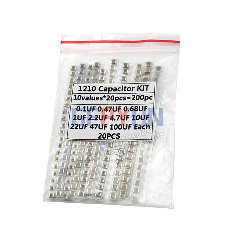 Electrolítico Diy, 15 Capacitancia, Modelo 0.1uf-220uf, 200 | Cuotas