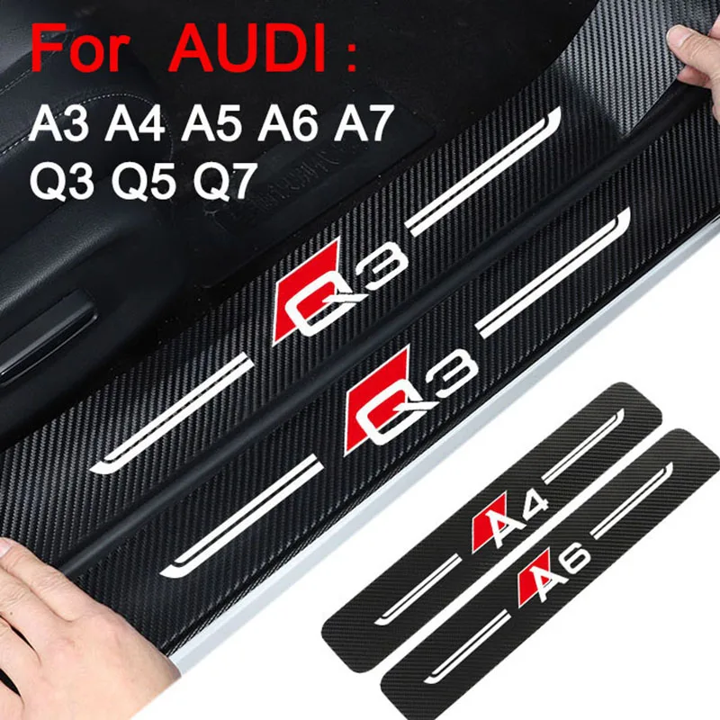 4 шт. автомобильные наклейки для Audi A3 A4 A5 A6 A7 Q3 Q5 Q7 | Автомобили и мотоциклы