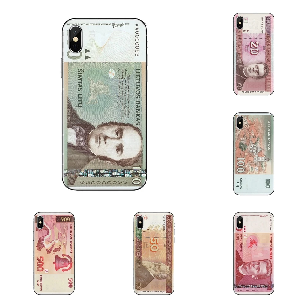 Lithuania Litas Money LTL Art Soft Case Covers For HTC One U11 U12 X9 M7 M8 A9 M9 M10 E9 Plus Desire 630 530 626 628 816 820 830 |
