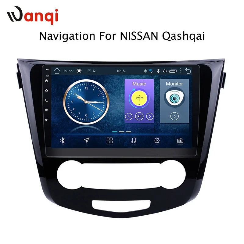 Wanqi 10 1 дюймовый android 8 автомобильный радиоприемник GPS навигация мультимедийный