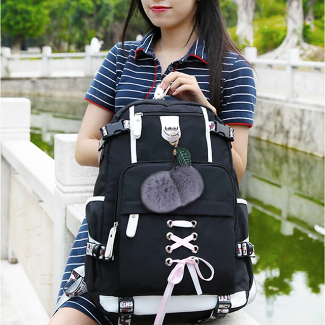 Korean Style Luo Fanni School Backpack —