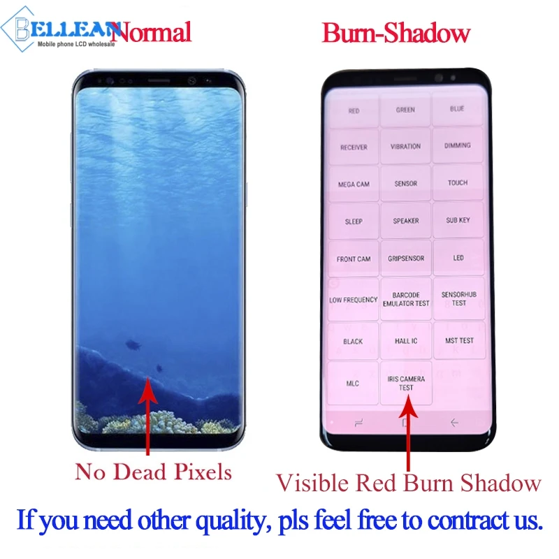 Скидка Dinamico G955F дисплей для samsung Galaxy S8 Plus lcd с кодирующий преобразователь сенсорного экрана в сборе G955 lcd